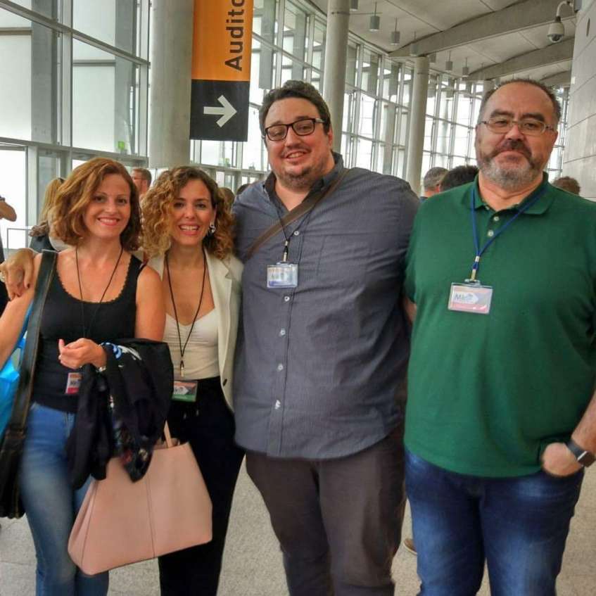 Francisco Marquez, Keka Sánchez y Carlos de Blas