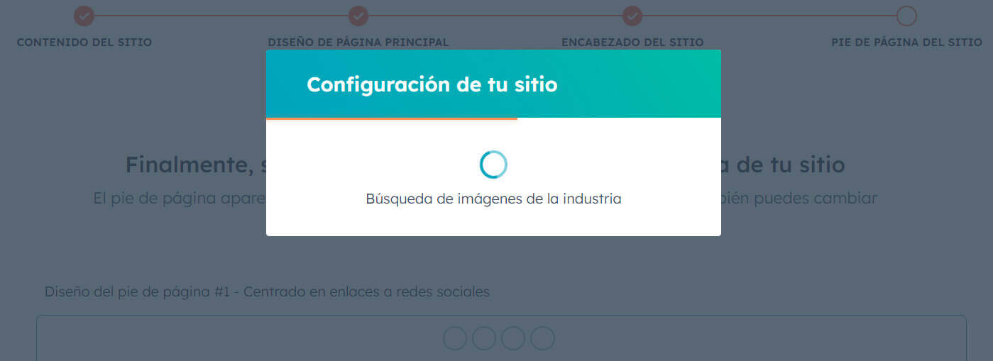 crea una web con HubSpot