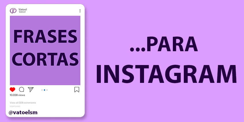 frases cortas para Instagram